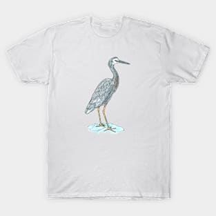 White-faced Heron T-Shirt